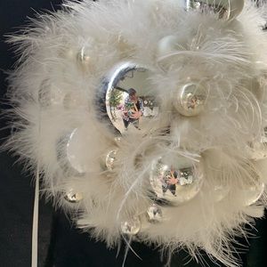 Vintage Glass Ornament Kissing Ball